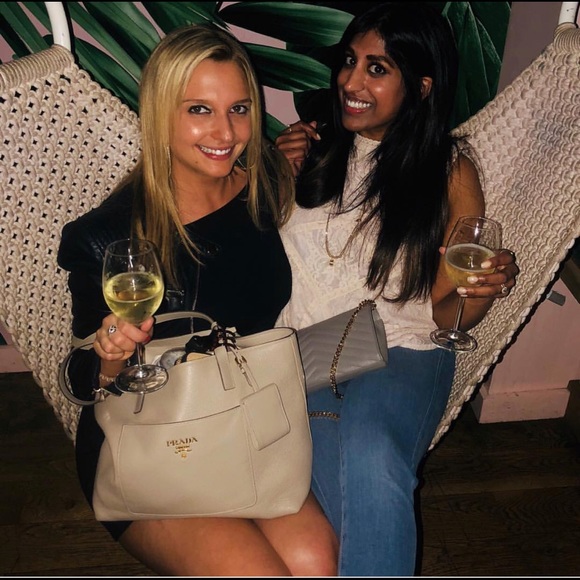 Prada Handbags - Prada Pumice Stone Almost New Bag!